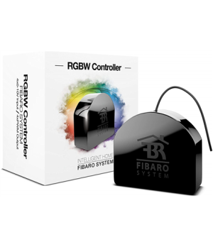 Fibaro | RGBW Controller | Z-Wave Plus | Black