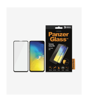 PanzerGlass | Samsung | Galaxy S10e | Glass | Black | Rounded edges 100% touch preservation | Case Friendly