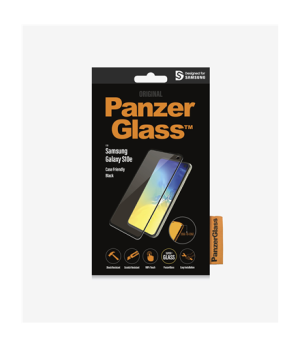 PanzerGlass | Samsung | Galaxy S10e | Glass | Black | Rounded edges 100% touch preservation | Case Friendly