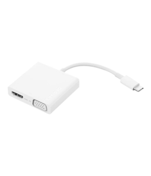 Lenovo | USB-C 3-in-1 Travel Hub | VGA, HDMI, USB 3.0 | Power Adapter