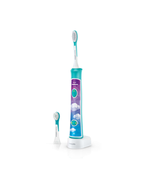 Philips | Sonic Electric toothbrush | HX6322/04 | Rechargeable | For kids | Number of brush heads included 2 | Number of teeth b