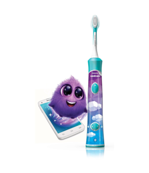 Philips | Sonic Electric toothbrush | HX6322/04 | Rechargeable | For kids | Number of brush heads included 2 | Number of teeth b