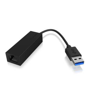 Raidsonic | USB 3.0 (A-Type) to Gigabit Ethernet Adapter | IB-AC501a