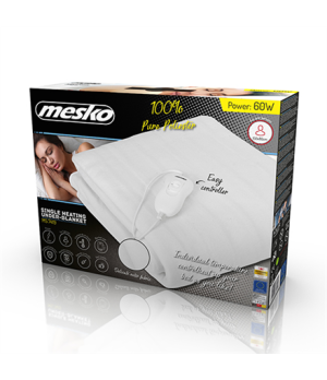 Mesko | Electirc heating under-blanket | MS 7419 | Number of heating levels 4 | Number of persons 1 | Washable | Remote control 