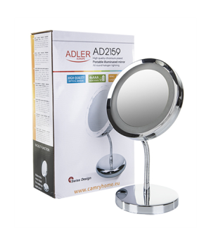 Adler | Mirror | AD 2159 | 15 cm | LED mirror | Chrome