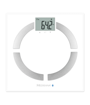 Medisana BS 444 Body Analysis Scale, Stainless Steel, Bluetooth | Medisana | BS 444 | Auto power off | Body fat analysis | Body 