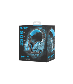 Fury | Wired | On-Ear | Gaming Headset | NFU-0863	Hellcat