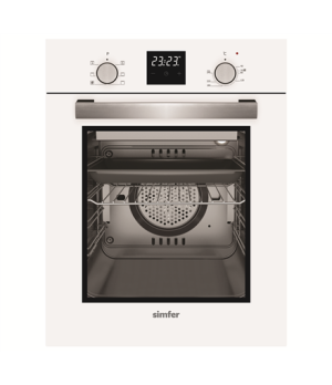 Simfer | Oven | 4207BERBB | 47 L | Multifunctional | Manual | Pop-up knobs | Width 45 cm | White