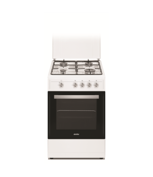 Simfer | Cooker | 4401SGRBB | Hob type Gas | Oven type Gas | White | Width 50 cm | Depth 55 cm | 49 L