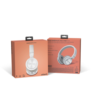 Energy Sistem Headphones BT Urban 2 Radio, White Energy Sistem Headphones BT Urban 2 Radio Wireless/Wired Over-Ear Microphone Wi