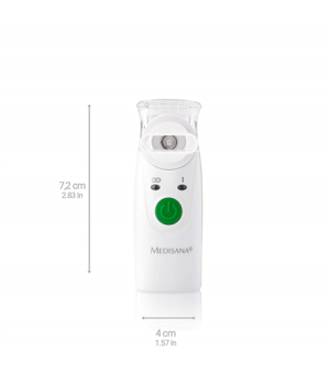 Medisana | Ultrasonic Inhalator, Mini | IN 525 | High efficiency through innovative micro-membrane nebulisation (mesh technology