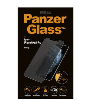 PanzerGlass | P2661 | Screen protector | Apple | iPhone X/Xs/11 Pro | Tempered glass | Transparent | Confidentiality filter Anti