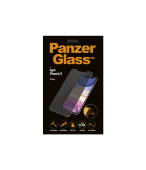 PanzerGlass | P2662 | Screen protector | Apple | iPhone Xr/11 | Tempered glass | Transparent | Confidentiality filter Anti-shatt