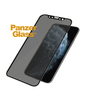 PanzerGlass | P2666 | Screen protector | Apple | iPhone X/Xs/11 Pro | Tempered glass | Black | Confidentiality filter Full frame