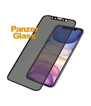 PanzerGlass | P2665 | Screen protector | Apple | iPhone Xr/11 | Tempered glass | Black | Confidentiality filter Full frame cover