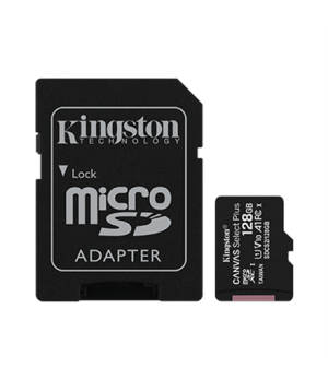 Kingston | Canvas Select Plus | UHS-I | 128 GB | MicroSDXC | Flash memory class 10 | SD Adapter