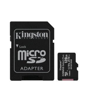 Kingston | Canvas Select Plus | UHS-I | 128 GB | MicroSDXC | Flash memory class 10 | SD Adapter