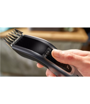 Philips | Hair clipper series 5000 | HC5630/15 | Cordless or corded | Number of length steps 28 | Step precise 1 mm | Black/Grey