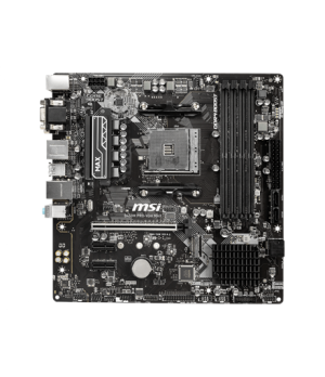 MSI | B450M PRO-VDH MAX | Processor family AMD | Processor socket AM4 | DDR4 DIMM | Memory slots 4 | Number of SATA connectors 4