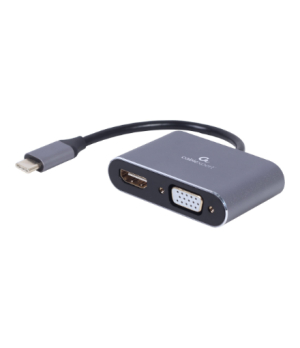 Cablexpert | USB Type-C to HDMI and VGA display adapter | A-USB3C-HDMIVGA-01 | USB Type-C