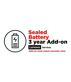 Lenovo | Warranty 3Y Sealed Battery Add On Replacement | year(s) | Warranty year(s)