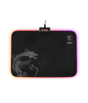 MSI AGILITY GD60 Mouse Pad, 386x276x2mm, Black | MSI | AGILITY GD60 | Gaming mouse pad | 386x276x2 mm | Black