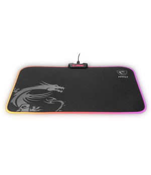 MSI AGILITY GD60 Mouse Pad, 386x276x2mm, Black | MSI | AGILITY GD60 | Gaming mouse pad | 386x276x2 mm | Black