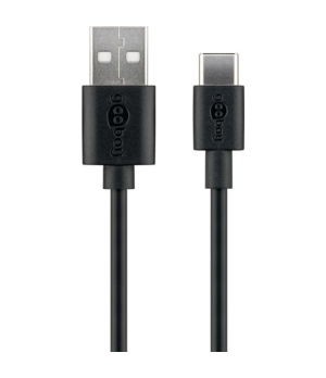 Goobay 59122 USB 2.0 cable (USB-C™ to USB A), black | Goobay | USB-C to USB-A