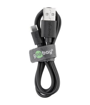 Goobay 59122 USB 2.0 cable (USB-C™ to USB A), black | Goobay | USB-C to USB-A