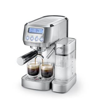 Caso | Espresso machine | Espresso Gourmet Latte | Pump pressure 20 bar | Built-in milk frother | Automatic | 1350 W | Silver