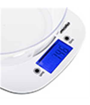 Mesko | Scale with bowl | MS 3165 | Maximum weight (capacity) 5 kg | Graduation 1 g | Display type LCD | White