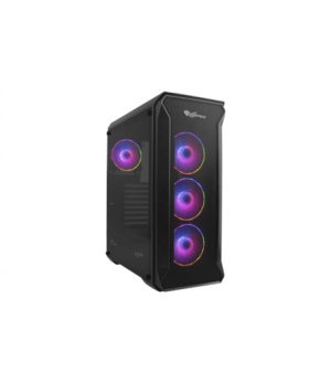 GENESIS IRID 505 ARGB Pc case, Midi tower, 2xUSB 3.0, 2xUSB 2.0, 2x Jack, Black | Genesis