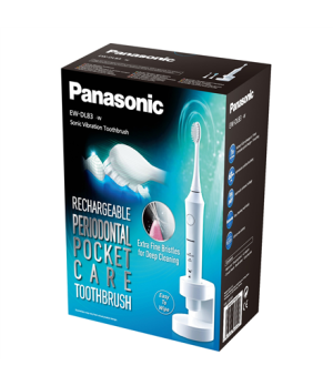 Panasonic | Toothbrush | EW-DL83 | Rechargeable | For adults | Number of brush heads included 3 | Number of teeth brushing modes