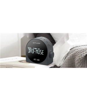 Muse M-185 CDB DAB/DAB+ DUAL Alarm Clock Radio, Portable, Black | Muse | M-185 CDB | Alarm function | Black