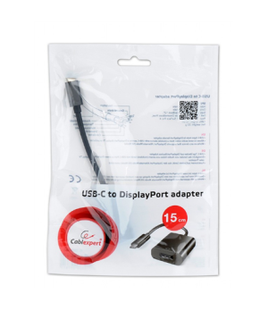 Cablexpert USB-C to DisplayPort adapter, Black | Cablexpert