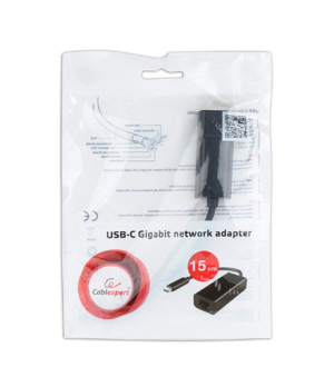 Cablexpert USB-C Gigabit network adapter, Black | Cablexpert