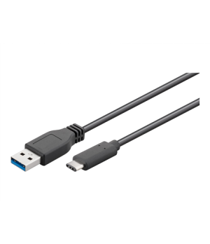 Goobay 71221 USB-C to USB A 3.0 cable, black, 2m | Goobay | USB-C to USB-A USB-C male | USB 3.0 male (type A)