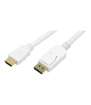 Logilink | Cable DisplayPort to HDMI | White | DP to HDMI | 2 m