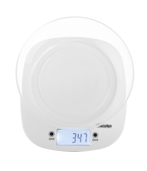 Adler Kitchen Scale with a bowl | MS 3179w | Graduation 1 g | Display type LCD | White