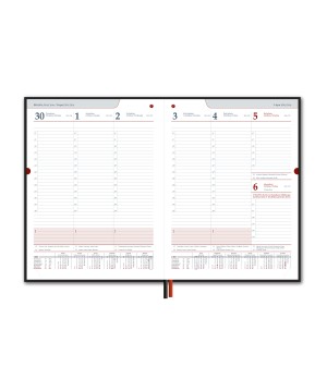 Kalendorius New STANDARD, 2025, A4, tamsiai ruda