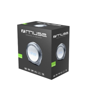 Muse | Clock radio PLL | M-12CR | Alarm function | Black