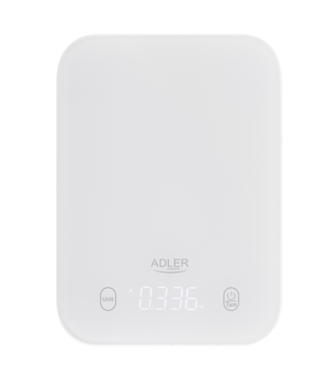 Adler Kitchen Scale | AD 3181w | Graduation 1 g | Display type LED | White