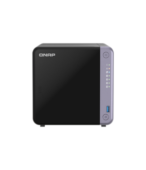 QNAP Cost-effective 4-bay 10GbE NAS | TS-432X-4G | Alpine | AL524 | Processor frequency 2 GHz | 4 GB | DDR4 SODIMM | 90W adapter