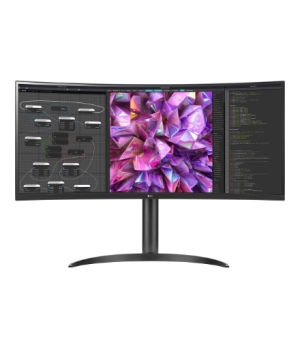 LG | Curved Monitor | 34WQ75C-B | 34 " | IPS | QHD | 21:9 | 60 Hz | 5 ms | 3440 x 1440 | 300 cd/m² | HDMI ports quantity 2 | Bla