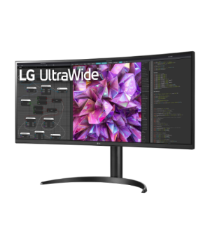 LG | Curved Monitor | 34WQ75C-B | 34 " | IPS | QHD | 21:9 | 60 Hz | 5 ms | 3440 x 1440 | 300 cd/m² | HDMI ports quantity 2 | Bla