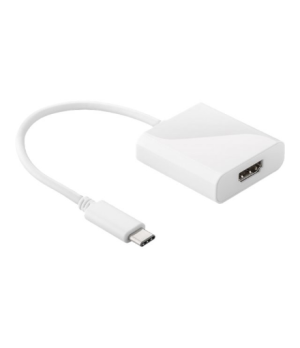 Goobay | USB-C HDMI adapter | 66259 | White | USB-C male | HDMI female (Type A) | 0.2 m