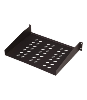 Digitus | Fixed Shelf for Racks | DN-19 TRAY-2-55-SW | Black | The shelves for fixed mounting can be installed easy on the two f