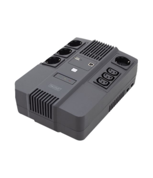 Digitus | All-in-One UPS | All-in-One UPS, 800VA/480W, LED 12V/9Ah x1, 4x CEE 7/7,3x IEC C13, USB, RJ45 | 800 VA | 480 W