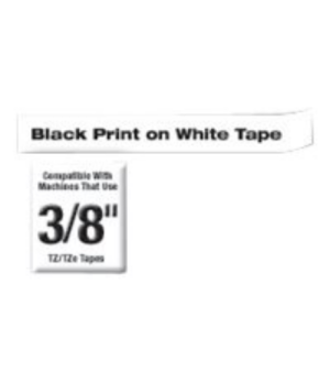 Brother | TZe-221 Laminated Tape | Black on White | TZe | 8 m | 9 cm