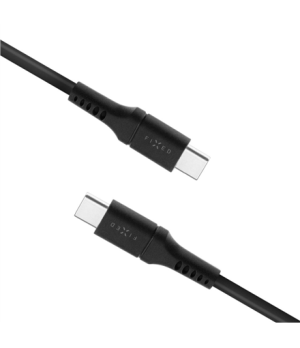 Fixed | Liquid Silicone Cable USB-C/USB-C, 2m, 60W | FIXDLS-CC2-BK